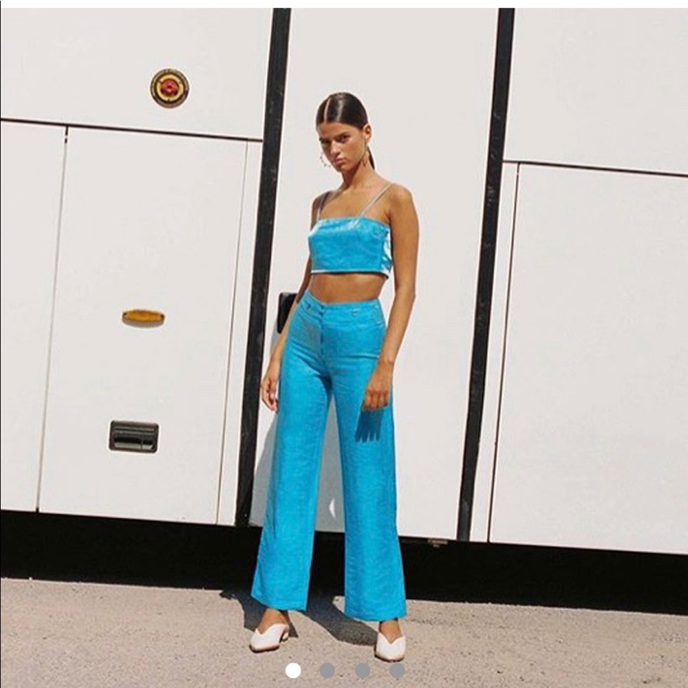 NWOT Paloma Wool Las Vegas blue set
